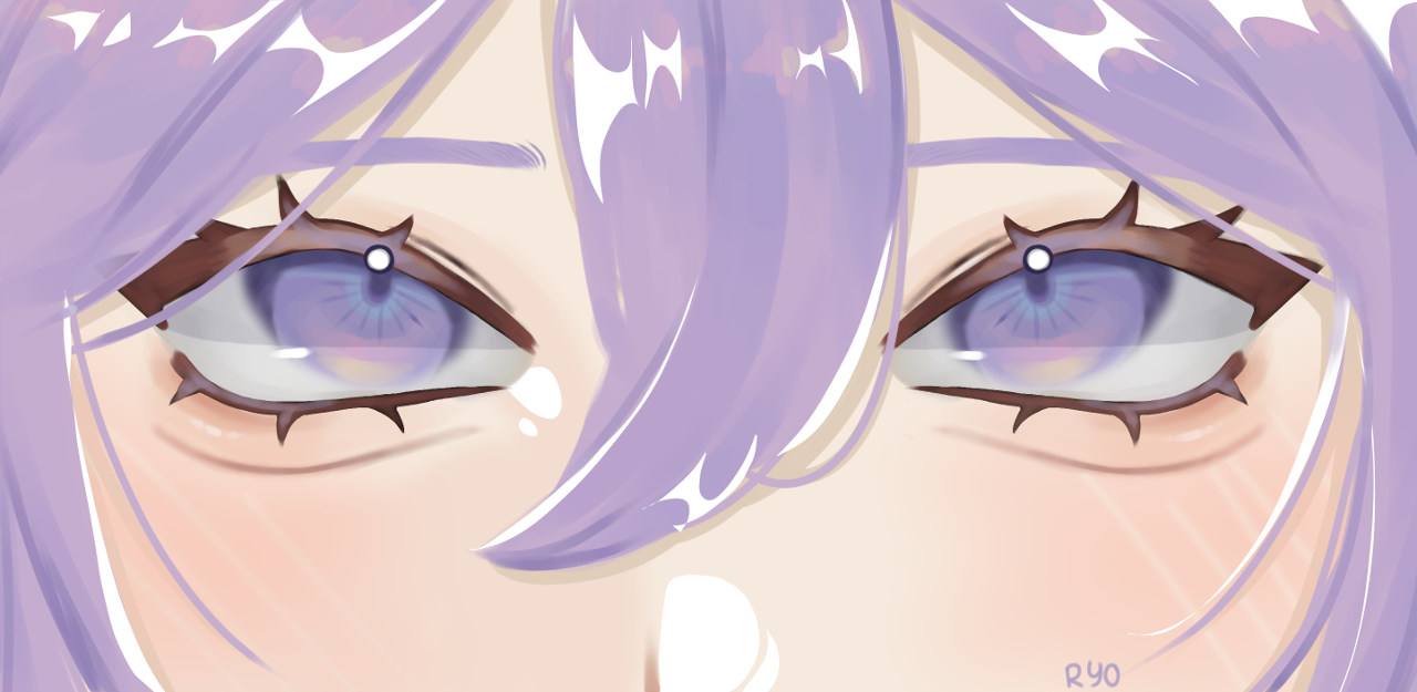 Accepting drawing on request cute attractive anime eyes-0