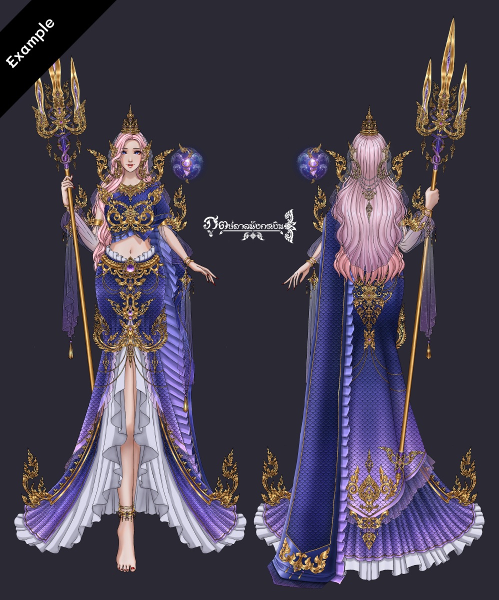 Nhận thiết kế nhân vật khác nhau theo chủ đề Fantasy-0