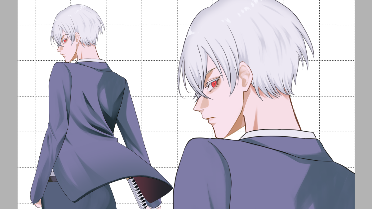 I will create standing illustrations-0