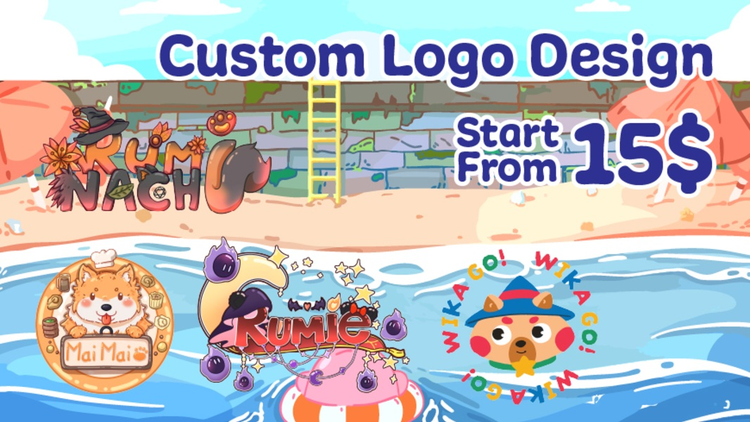 Tạo Logo Tùy Chỉnh Cho Mọi Mục Đích (Ưu Tiên Kiểu Dễ Thương Như Ảnh Đại Diện)-0