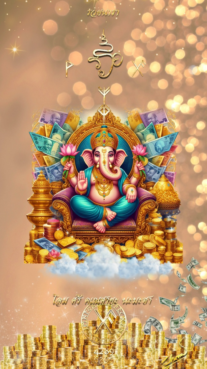 Thần Phật Ganesha, vị thần của sự thành công và mọi ước nguyện đều được thực hiện.-0