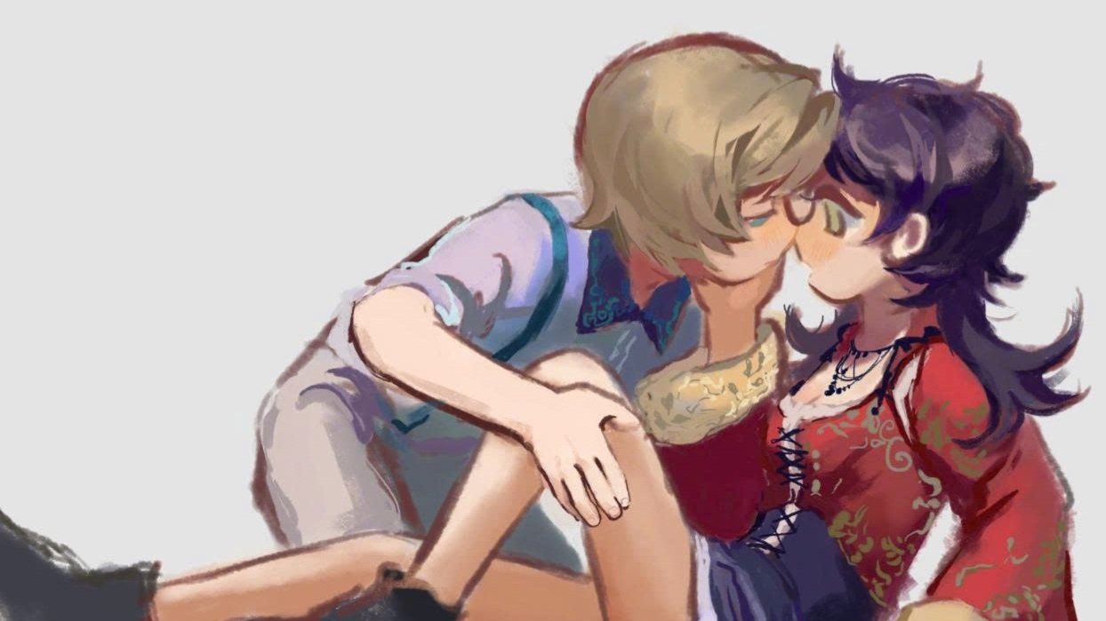 vẽ theo yêu cầu, nhân vật, couple.-0