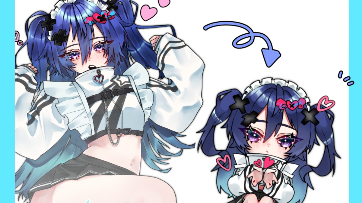 I will create SD character illustrations!-0