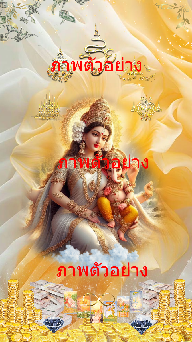Wallpaper of Goddess Parvati holding Lord Ganesha, v14.11-0
