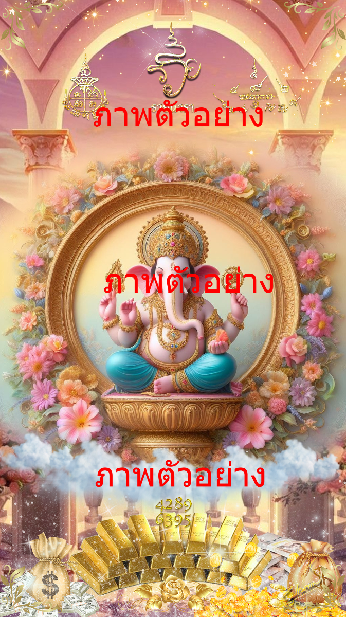 Ganesha wallpaper with wealth yantra Narā v20.11-0