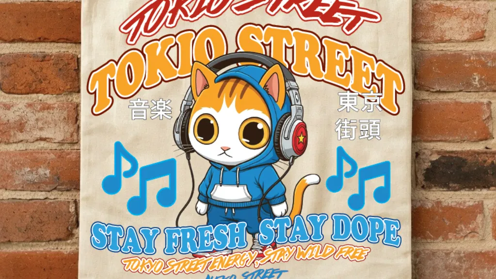 NEKO STREET - MANG the street vibes of Japan onto a tote bag every day-0
