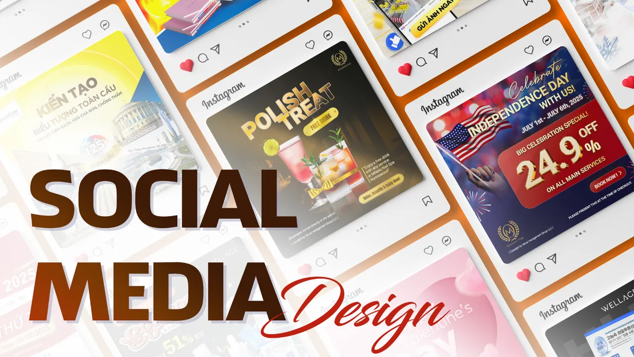 Nhận thiết kế Social post