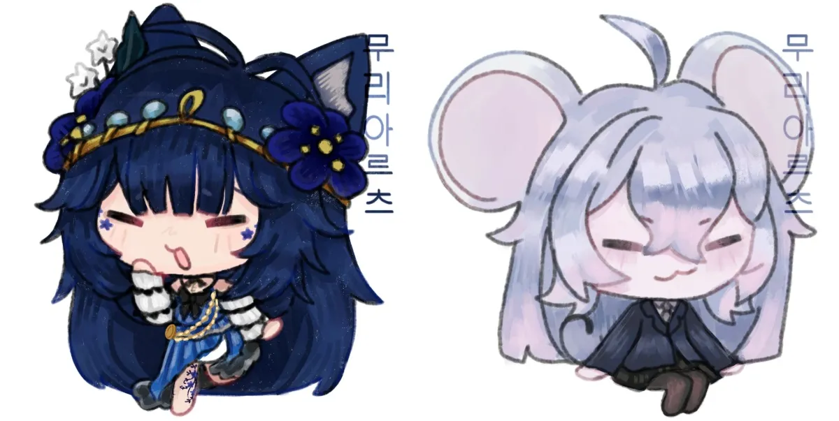 艺术委托 可爱人物全身画像-0